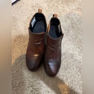 Sorel Women’s Dark Brown Wedge Chelsea Boots